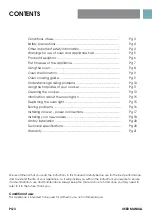 Preview for 3 page of Euromaid EFS54FC-SEB User Manual