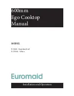 Предварительный просмотр 1 страницы Euromaid EGS60 User Manual