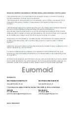 Предварительный просмотр 24 страницы Euromaid ETM221W User Manual