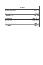 Предварительный просмотр 3 страницы Euromaid ETM362S User Manual