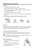 Предварительный просмотр 14 страницы Euromaid EWC171IB User Manual