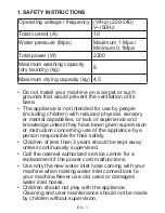 Preview for 6 page of Euromaid EWD8045 User Manual