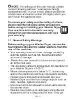 Preview for 7 page of Euromaid EWD8045 User Manual