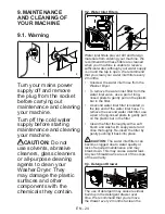 Preview for 29 page of Euromaid EWD8045 User Manual