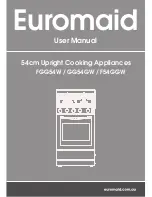 Euromaid F54GGW User Manual предпросмотр