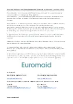 Preview for 28 page of Euromaid INLCP92BGEMPACK User Manual