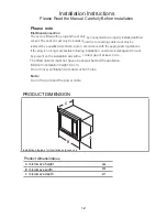 Предварительный просмотр 12 страницы Euromaid MCG25TK User Manual