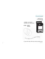 Euromaid TUEF54 Installation And Operation Instructions Manual preview