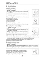 Preview for 13 page of Euromaid WMD107 User Manual