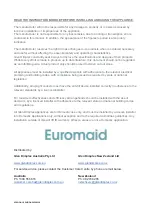 Preview for 32 page of Euromaid WMF10 User Manual