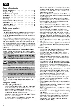 Предварительный просмотр 8 страницы Euromate 107433 Original Instructions Manual