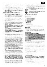 Предварительный просмотр 5 страницы Euromate 107434 Instruction Manual