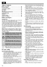 Preview for 12 page of Euromate 107439 Original Instructions Manual