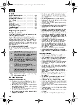 Предварительный просмотр 36 страницы Euromate 477573 Instruction Manual