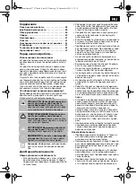 Предварительный просмотр 39 страницы Euromate 477573 Instruction Manual