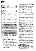 Preview for 4 page of Euromate 482126 Instruction Manual