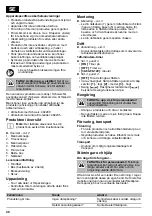 Предварительный просмотр 48 страницы Euromate 482235 Manual