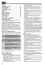 Предварительный просмотр 80 страницы Euromate 482274 Original Instructions Manual