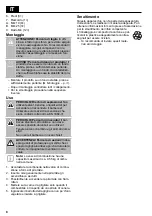 Предварительный просмотр 8 страницы Euromate 609538 Instruction Manual