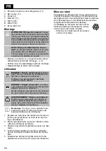 Предварительный просмотр 10 страницы Euromate 609538 Instruction Manual