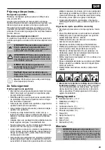 Предварительный просмотр 23 страницы Euromate 609538 Instruction Manual