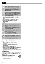 Предварительный просмотр 34 страницы Euromate 609538 Instruction Manual