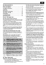 Предварительный просмотр 7 страницы Euromate LEF-260-55 Instruction Manual