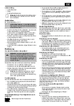 Предварительный просмотр 9 страницы Euromate LEF-260-55 Instruction Manual