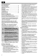 Предварительный просмотр 4 страницы Euromate Tonder 476109 Original Instructions Manual