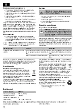 Предварительный просмотр 10 страницы Euromate Tonder 476109 Original Instructions Manual