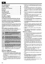 Предварительный просмотр 52 страницы Euromate Tonder 476109 Original Instructions Manual