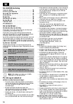 Предварительный просмотр 56 страницы Euromate Tonder 476109 Original Instructions Manual