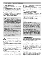 Preview for 3 page of Euromatic AGC 1100/60 Operating Instructions Manual