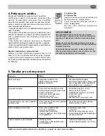 Preview for 8 page of Euromatic AGC 1100/60 Operating Instructions Manual