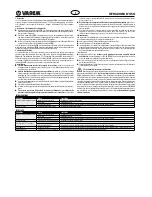 Preview for 12 page of Euromatic AGC 1100/60 Operating Instructions Manual