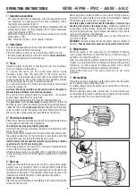 Preview for 4 page of Euromatic AKM - AKC Operating Instructions Manual