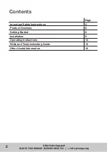 Preview for 2 page of Euromatic EUR-5000WAC Instruction Manual