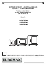 Euromax 9523PBH Instructions For Installation, Use And Maintenance Manual preview