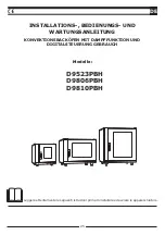 Предварительный просмотр 25 страницы Euromax D9523PBH Instructions For Installation, Use And Maintenance Manual