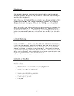 Preview for 2 page of Euronav AI3000 Quick Reference Manual