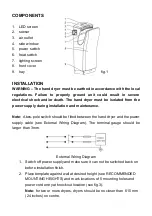 Предварительный просмотр 3 страницы Euronics KINOX ZJD5 Manual