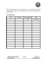 Preview for 5 page of Europa Aircraft XS Monowheel Motorglider Owner'S Manual