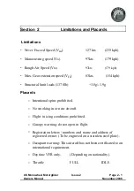 Preview for 11 page of Europa Aircraft XS Monowheel Motorglider Owner'S Manual