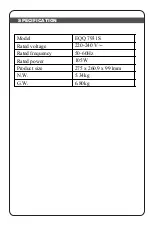 Preview for 7 page of EuropAce EQQ 7931S Manual