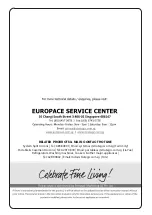 Предварительный просмотр 12 страницы EuropAce EWH 5451T Instruction Manual