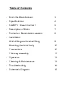 Preview for 2 page of EuropAce otimmo ECH 8111S Manual