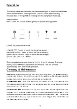 Preview for 13 page of EuropAce otimmo ECH 8111S Manual