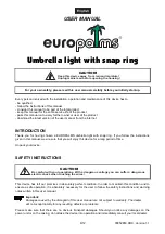 Предварительный просмотр 8 страницы Europalms 50498691 User Manual