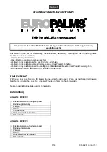 Предварительный просмотр 3 страницы Europalms 83309138 User Manual