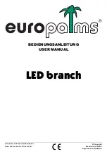 Europalms 83330300 User Manual preview